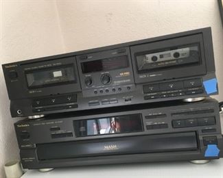 Technics Multi Cd Player / Cassette tape player