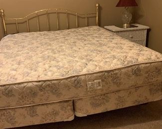 King Size Brass Bed 