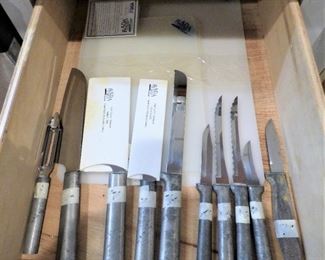 Rada Knives, including meat cleaver & Cutting sheets