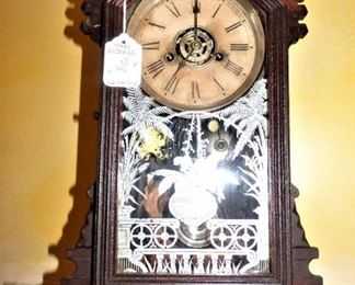 Antique Ansonia Mantle Clock with key