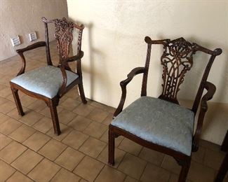 Antique accent chairs at my warehouse $250 pair