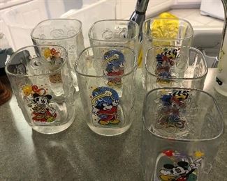 Disney 2000 glasses from Mc Donald’s $40 all