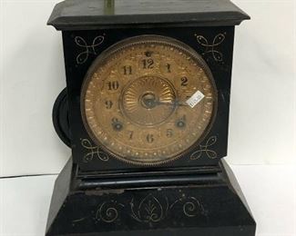 https://www.ebay.com/itm/124087487475 LAN583: Ansonia Mantel / Shelf Clock Metal Case Local Pickup