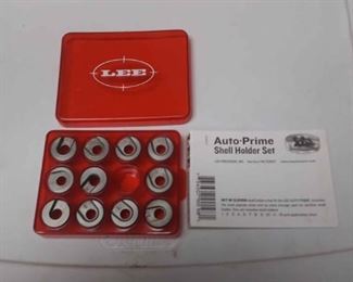 https://www.ebay.com/itm/124124638967	BOX020: LEE PRECISION INC AUTO-PRIME SHELL HOLDER SET SET OF ELEVEN $25.00
