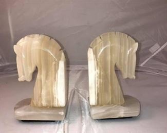 Br9008: Vintage Horse Head Book Ends $18	Pay online by Venmo: @Rafael-Monzon-1, PayPal Email: Agesagoestatesales@Gmail.com, or Square Call for info 504-430-0909
