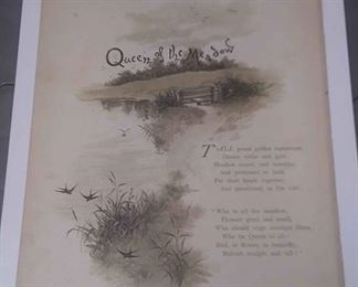 https://www.ebay.com/itm/124163907172	AB0258 VINTAGE 19TH CENTURY BOOK PLATE BLOCK PRINT $10.00 WITH POEM QUEEN OF THE MEADOWS 9 3/8 X 7 3/8 INCHES BOX 76FC AB0258
