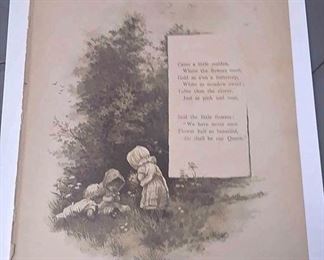 https://www.ebay.com/itm/124163907100	AB0257 VINTAGE 19TH CENTURY BOOK PLATE BLOCK PRINT $10.00 9 3/8 X 7 3/8 INCHES WITH POEM. A LITTLE MAIDEN, BOX 76FC AB0257
