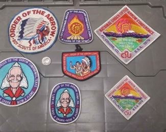 https://www.ebay.com/itm/124166168141	AB0280 VINTAGE LOT OF 7 BOY SCOUTS OF AMERICA PATCHES. $40.00 ORDER OF THE ARROW   BOX 70 AB0280
