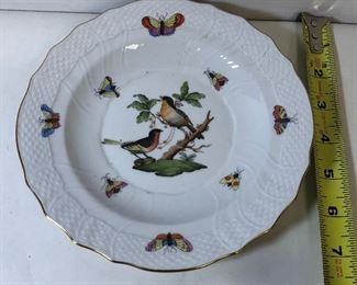 https://www.ebay.com/itm/114204385610	LAN9810: Herend Hungary Hand Painted Plate 2 Birds 1518 Ro 16 U	Auction
