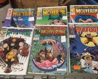 https://www.ebay.com/itm/114191564448 AB0230 LOT OF 50 COMIC BOOKS MARVEL COMICS PRESENTS WOLVERINE BOX 77 AB0230 $75