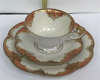 https://www.ebay.com/itm/123952007898 AH3010: Henseler Bavaria Cup and Saucer w/ Salad Plate Fine China Rust $10