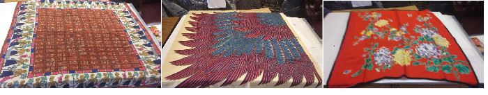 https://www.ebay.com/itm/114171595113 BOX039A GROUP OF THREE DECORATIVE CLOTH SCARFS. + Shipping $10