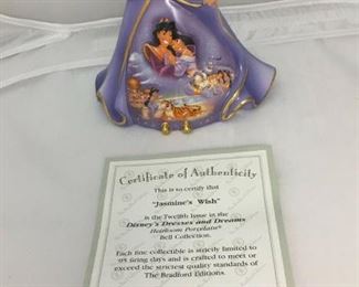 https://www.ebay.com/itm/114197592146 BR021: Disney "Jasmine's Wish" Bradford Exchange Editions Figurine 12th issue 6" $40
