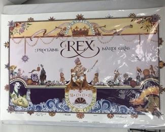 https://www.ebay.com/itm/114174502614 Cma2028: Rex Proclamations Mardi Gras Poster 2008 Signed #/200 $120