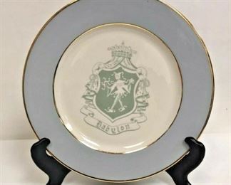 https://www.ebay.com/itm/114204610612 GB004: BABYLON PLATE 1974 NEW ORLEANS MARDI GRAS KREWE FAVOR $20