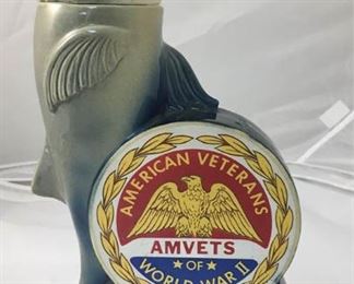 https://www.ebay.com/itm/124142019677 KB0085: 1974 America Veterans 30th National Convention Dolphin Liquor Decanter 0 $45