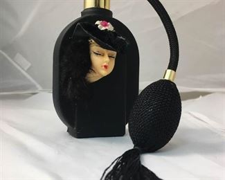 https://www.ebay.com/itm/124145397177 KB0086: Vintage Art Deco Perfume Bottle with Women's Face $5