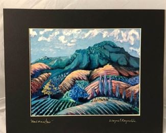 https://www.ebay.com/itm/114166292985 LAN9947: Wayne E Reyolds Hood Mountain Print Art Local Pickup $35