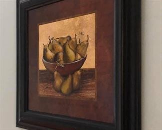 https://www.ebay.com/itm/114188027862 PA048 Still Life Fruit Basket Frames Wall Art $15