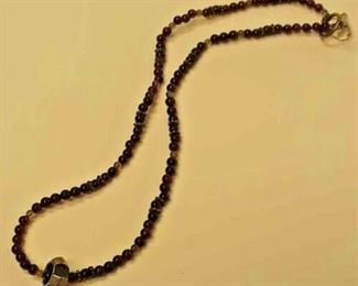 https://www.ebay.com/itm/123820994083 RX110: NECKLACE 16 IN RED GLASS BEADS WITH TOGGLE CLASP $15