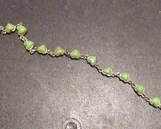 https://www.ebay.com/itm/114189641298 RX4152002 STERLING SILVER 925 7 inch TOUQUISE BRACELET Weight 7.2 GRAMS RX BOX 1 RX415202 $19