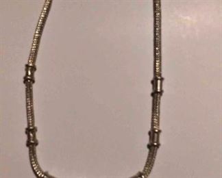 https://www.ebay.com/itm/124156104187 RX4152021 STERLING SILVER VINTAGE CHOKER NECKLACE 0 WEIGHT 52.7 GRAMS REX BOX 1 RX4152021 $95