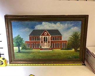 https://www.ebay.com/itm/114218433933 LAN9828 Freeport Sulphur Company C. Chauvin Framed Oil on Canvas New Orleans $95.00
