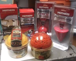 https://www.ebay.com/itm/114209769629 AB0333 LOT OF SIX MOTHERS CAR CARE ITEMS HEAD LIGHT RESTORATION KIT CLAY BAR POWER BALL MINI SPEED POLISHER POWER BALL 4 PAINT POWER BALL POLISHING TOOL BOX 78A AB0333 $80