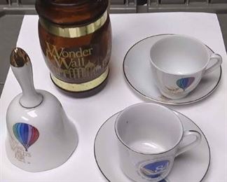 https://www.ebay.com/itm/114191848088 BOX070AA ASSORTMENT OF VINTAGE LOUISIANA WORLD EXPOSITION ITEMS 2 CUPS & SAUCERS, BELL, and MEDALLION $20.00
