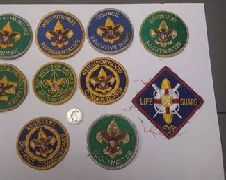 https://www.ebay.com/itm/124166170198	AB0282 LOT OF 10 VINTAGE BOY SCOUTS OF AMERICA PATCHS  MORE BOX 70 AB0282	 $25 
