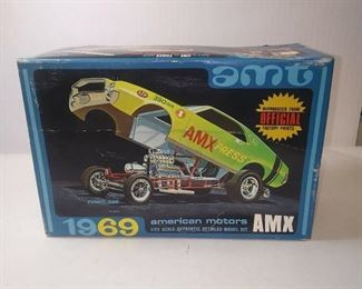 https://www.ebay.com/itm/114220304169	BU3048 VINTAGE 1969 AMT PLASTIC MODEL KIT Y922 200 1/25 SCALE AMERICAN MOTORS FUNNY CAR AMX DRAGSTER NOTE PICTURES FOR BOX CONDITION ABBU BOX 7 BU3048	 Auction Starts 5/11/20 9 PM 
