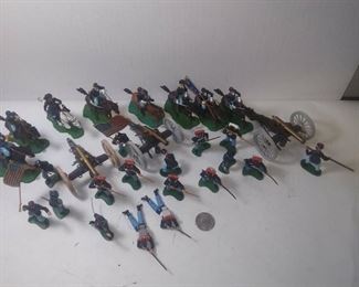 https://www.ebay.com/itm/114220339344	BU3060 VINTAGE LOT OF USED TOY PLASTIC CIVIL WAR SOLDIERS UNION ARMY OF THE POTOMIC HAND PAINTED . SOME PCS NEED REPAIR (GLUE)MAY BE MISSING SMALL PCS MADE IN ENGLAND BY BRITAINS LTD ABBU BOX 10 BU3060	 Auction Starts 5/11/20 9 PM 
