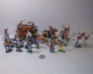 https://www.ebay.com/itm/114220340620	BU3061 VINTAGE LOT OF USED TOY PLASTIC COWBOYS & INDIANS . HAND PAINTED May be missing small pcs or need repair with glue MADE IN ENGLAND BY BRITAINS LTD ABBU BOX 10 BU3061	 Auction Starts 5/11/20 9 PM 
