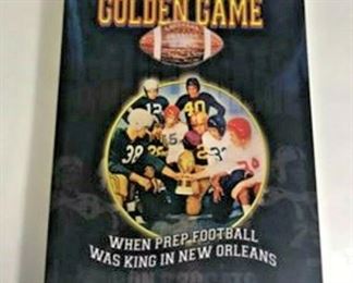 https://www.ebay.com/itm/124186147043	GB031: "THE GOLDEN GAME" NEW ORLEANS PREP FOOTBALL HISTORY BOOK BY RON BROCATO	 $25 	Buy-IT-Now
