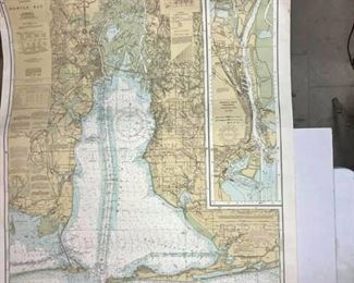 https://www.ebay.com/itm/114243805301	Cma2078: Vintage Nautical Map Mobile Bay Nabigation Chart 48x34	 $20.00 
