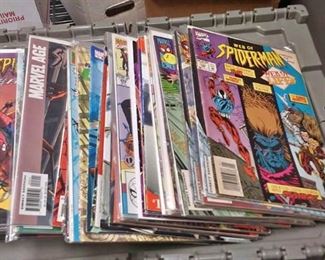 https://www.ebay.com/itm/124167164758	RX4262001 MARVEL COMICS BOOK LOT OF 64 SPIDER-MAN TITLE BOOKS MORE BOX 77 RX4262001	 $115 
