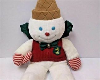 https://www.ebay.com/itm/114260135726	RM3018 USED VINTAGE MISTER BING TOY STUFFED SNOWMAN PLUSH TOY FROM 1999 25 INCH	 $40.00 
