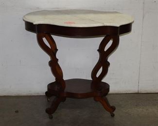 Empire Marble Top Parlor Table 