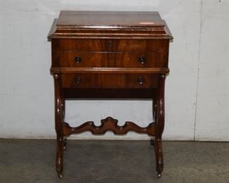 Rosewood Rococo Lift Lid Sewing Stand