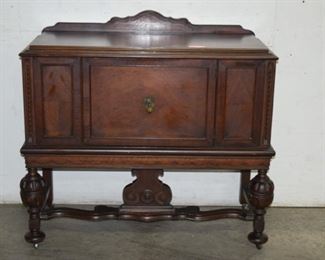 Inlaid Walnut carved Server