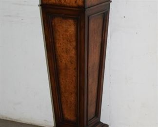 Burled Walnut Pedestal
