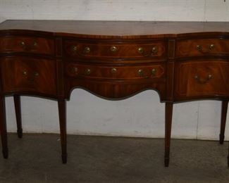 Regency Inlaid Mahogany Sideboard