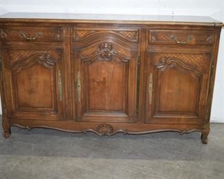 Antique country French provincial sideboard