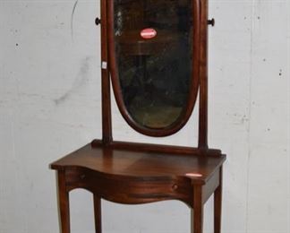Rare Tall Mahogany Dressing Vanity