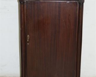 Empire mahogany music cabinet 