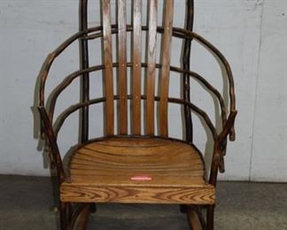 Oak and Bentwood Hickory Rocker