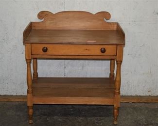 Antique pine wash stand 