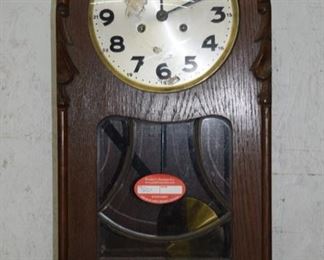 oak wall clock 