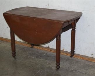 Walnut drop leaf breakfast table 