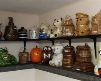 Lots of Cookie Jars 